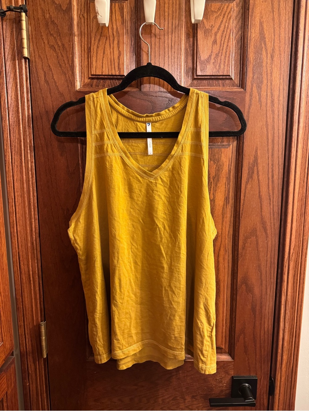 Kuhl Mustard Yellow V-Neck Tank Top